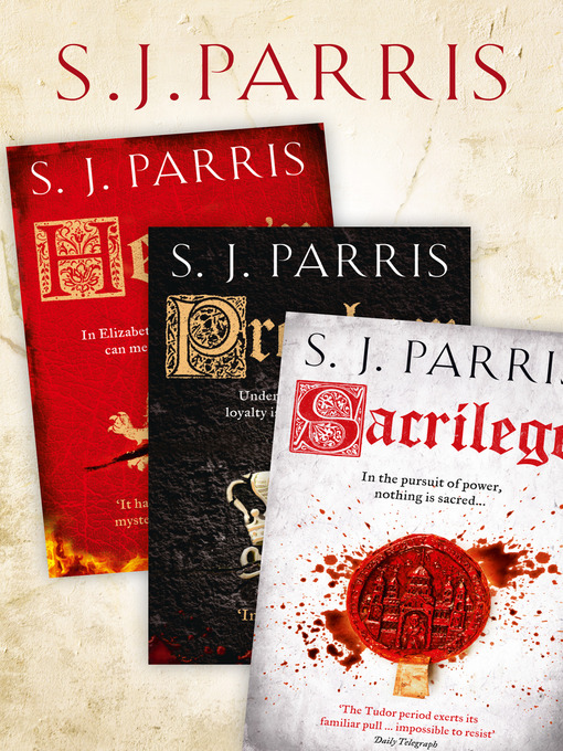 Title details for Giordano Bruno Thriller Series Books 1-3 by S. J. Parris - Available
